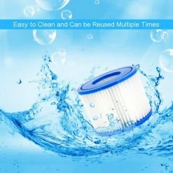 BRIDAY Filtre Filtre VI Pour Bestway, Filtre De Bain à Remous, Filtre De Piscine Pour Paris, 2 Filtres -Accessoire Piscine 68146609 5