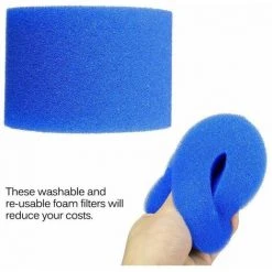 FLYME Éponge Filtrante Type S1 Filtres De Piscine En Mousse, Cartouche Filtrante RéUtilisable Pour Intex Type S1, Mousse Pour Piscine, Aquarium, Spa(4 Pièces) 9 FLYME Éponge Filtrante Type S1 Filtres De Piscine En Mousse, Cartouche Filtrante RéUtilisable Pour Intex Type S1, Mousse Pour Piscine, Aquarium, Spa(4 Pièces) -Accessoire Piscine 68199593 5