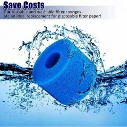 Sac 108*40*73MM 2 Pièces Lavable Piscine Filtre éponge Bleu Nettoyage éponge Colonne HANBING 9 Sac 108*40*73MM 2 Pièces Lavable Piscine Filtre éponge Bleu Nettoyage éponge Colonne HANBING -Accessoire Piscine 68322310 5