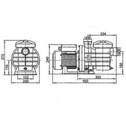 MAREVA_ACCESS Pompe Centrifuge Auto-amorçante MAREVA Eco-Premium Avec Préfiltre - 0.25 CV - 608000 -Accessoire Piscine 7227700 5