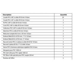 ASTRALPOOL Kit Pvc Ø 50 Mm Pour Piscine -Accessoire Piscine 7447629 4