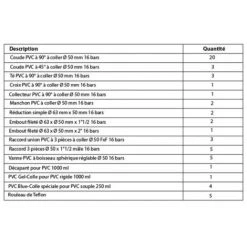 ASTRALPOOL Kit Pvc Ø 50 Mm Pour Piscine -Accessoire Piscine 7447629 5