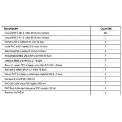ASTRALPOOL Kit Pvc Ø 63 Mm Pour Piscine -Accessoire Piscine 7447630 4