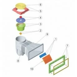 ASTRALPOOL Skimmer Gris Anthracite Pour Piscine Béton Et Liner -Accessoire Piscine 7723605 3